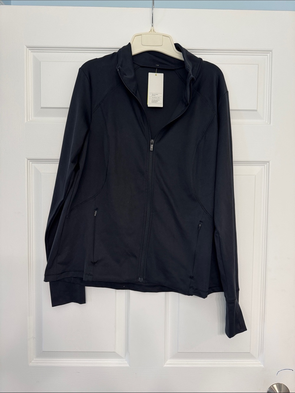 all in motion Black Full-Zip  Jacket